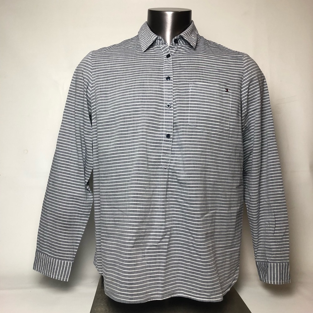 Tommy Hilfiger Mens 1/3 Button Up Shirt